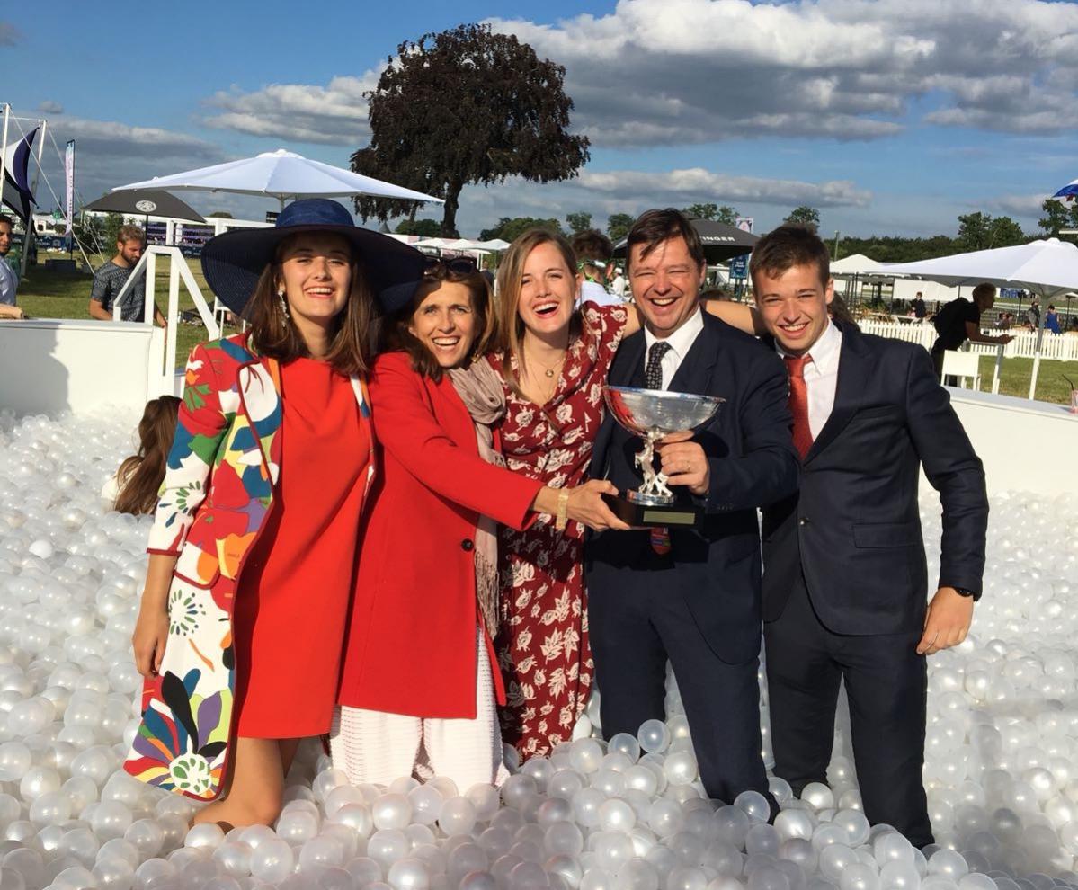 Après la victoire de Nafees dans un Groupe 1, le jour du Prix de Diane, Chantilly, 2017